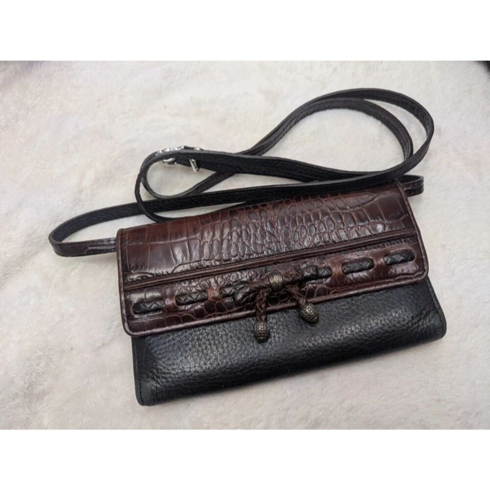 Vintage Leather Brighton shoulder wallet